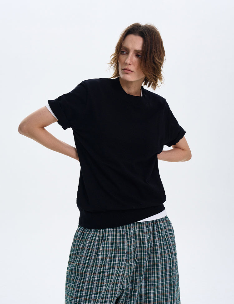 MADWITCH MINIMALIST CREW NECK CASUAL T-SHIRT #27331