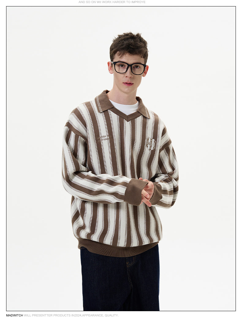 MADWITCH VINTAGE STRIPED JERSEY #12427Q24