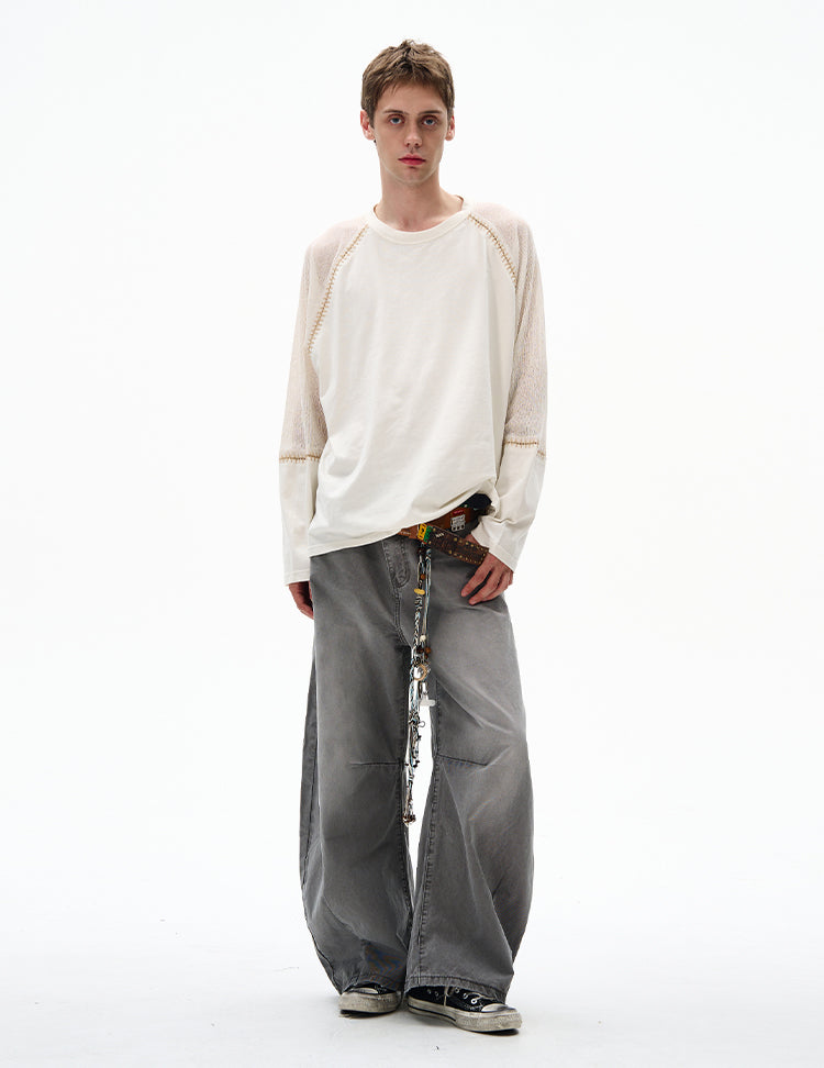 MADWITCH CONSTRUCTION KNIT TOP #OY2516