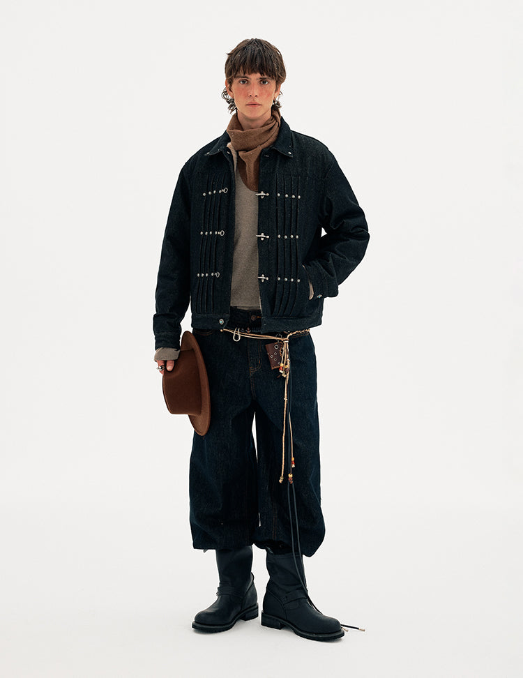 MADWITCH PLEAT CLASP DENIM #AW25160