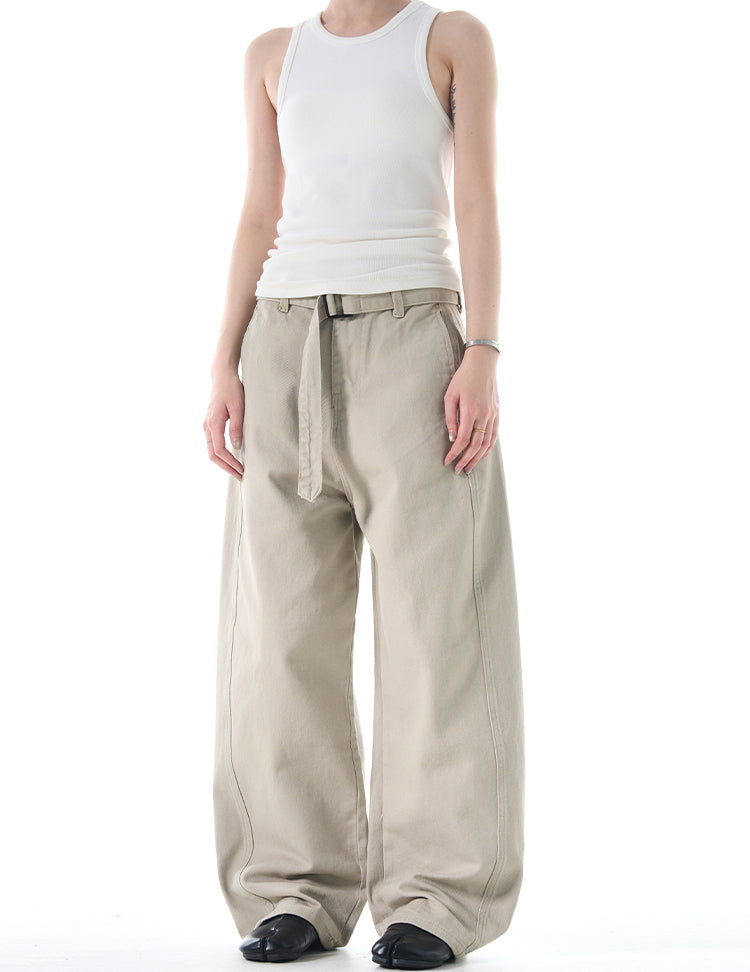 MADWITCH STRAIGHT LEG LONG WAISTBAND WORK PANTS #G6636