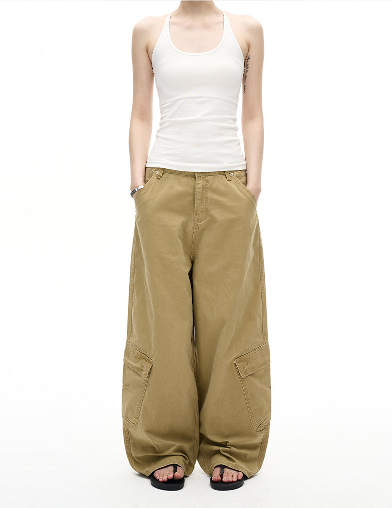 MADWITCH VINTAGE WASHED CARGO PANTS #4670