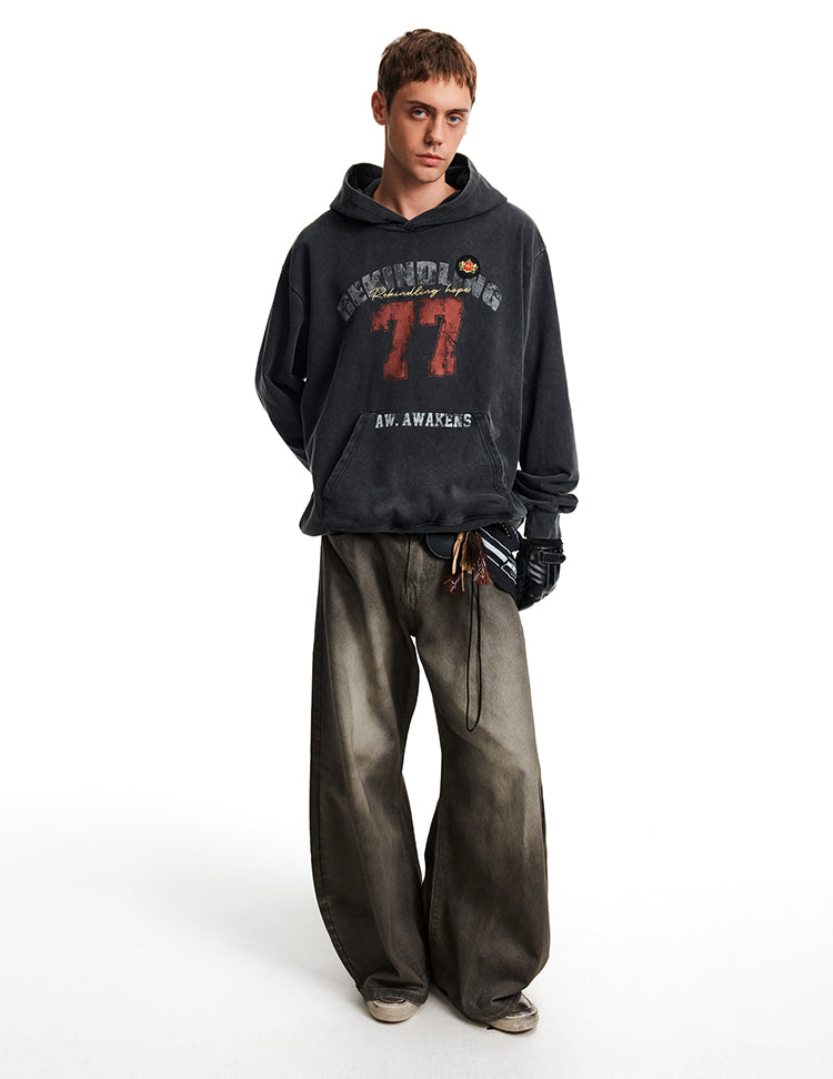 MADWITCH VINTAGE LOGO HOODIE #25119