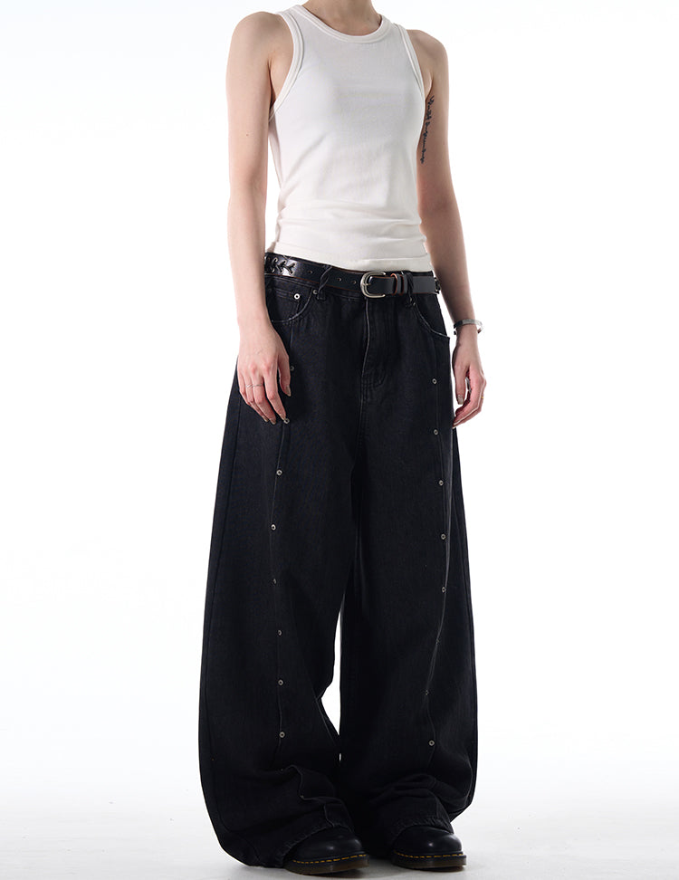 MADWITCH STUDDED HIGH-STREET JEANS #CK9516