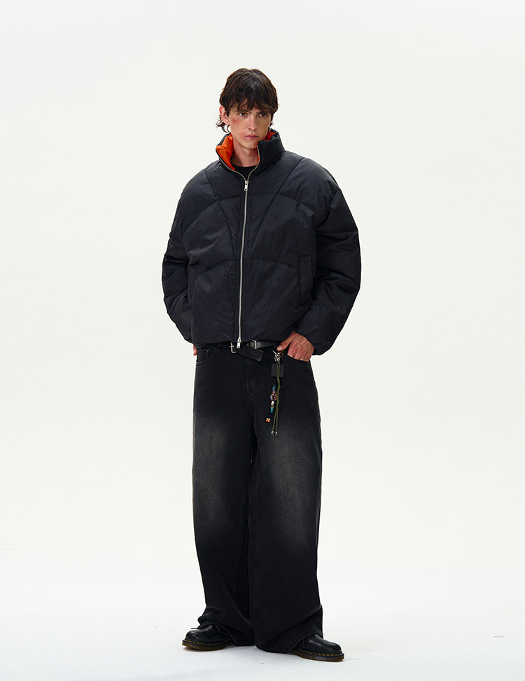 MADWITCH STAND COLLAR WARM PADDED JACKET #MY8895