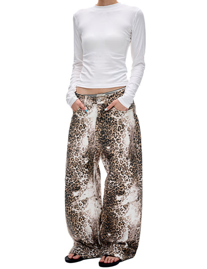 MADWITCH ARTISAN ANIMAL PRINT DENIM #DR6996