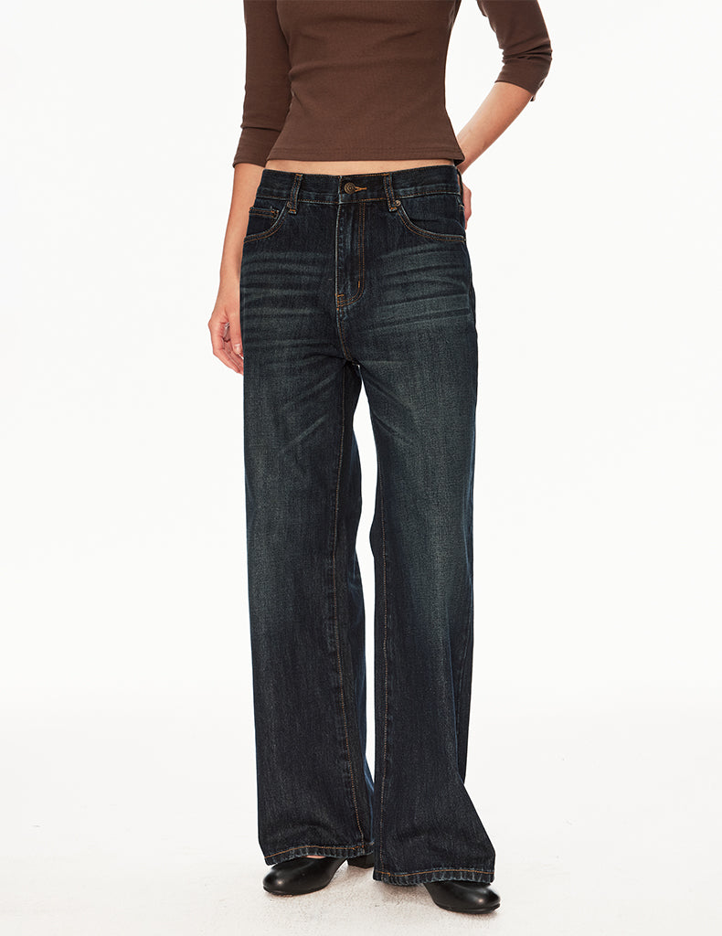 MADWIT AMERICAN STRAIGHT JEANS #GPC9773