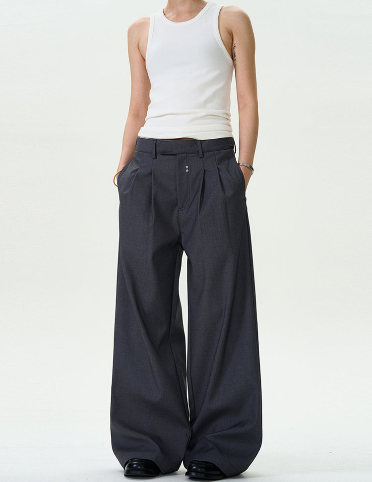 MADWITCH CASUAL STRAIGHT LEG TROUSERS #CK6619