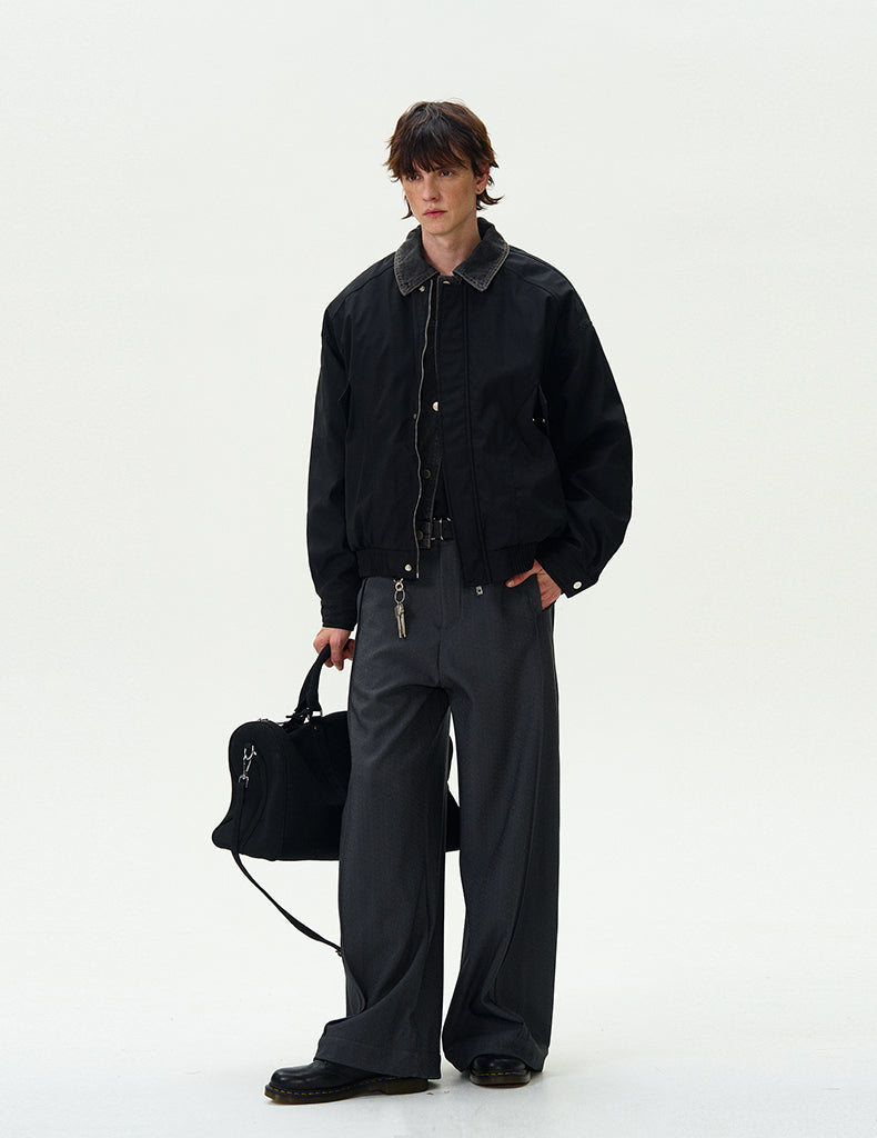 MADWITCH PATCHWORK LOOSE DOWN JACKET #18985