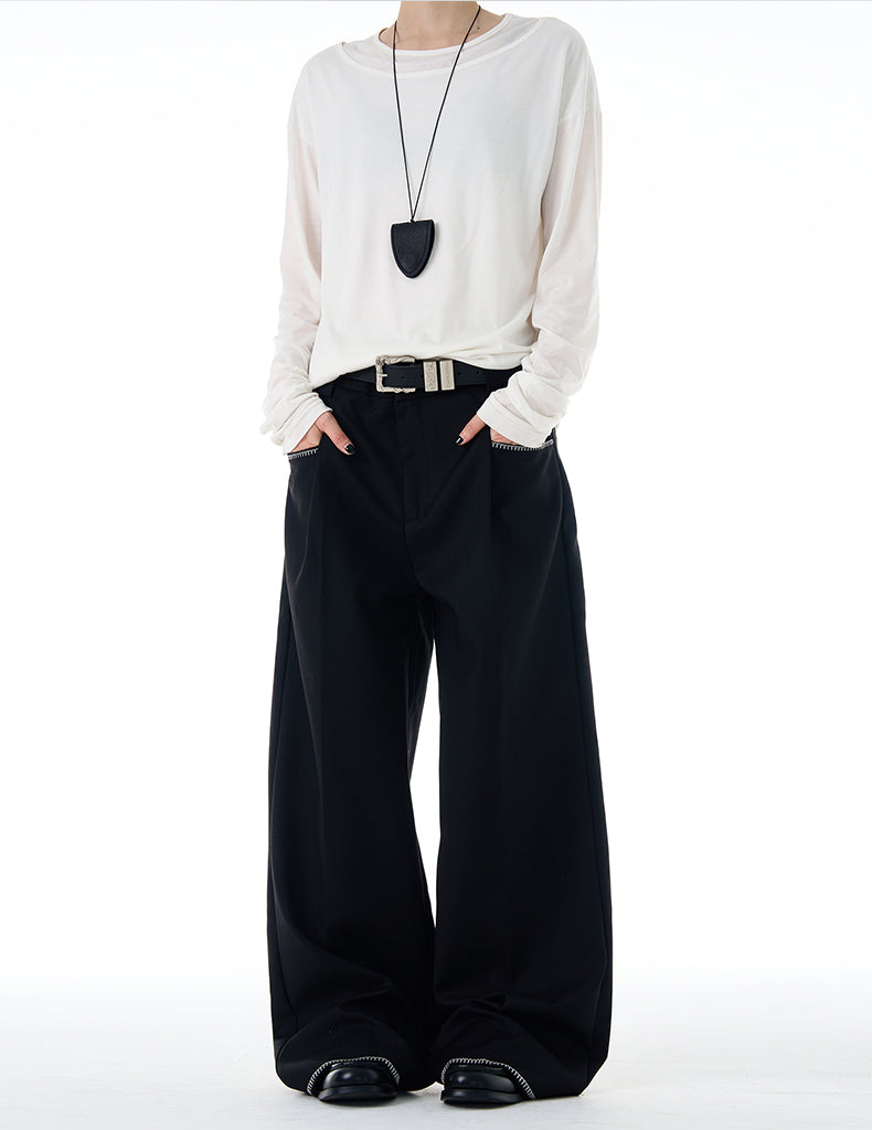 MADWITCH DRAPEY CASUAL TROUSERS #CK6662