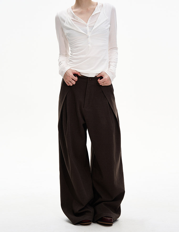 MADWITCH PLEAT DRAPE TROUSERS #UTU038
