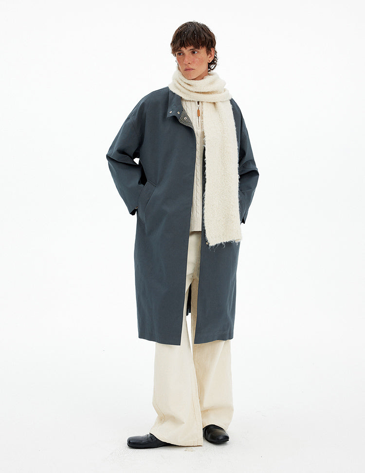 MADWITCH ATMOSPHERIC PLAID LONG COAT #NZ102