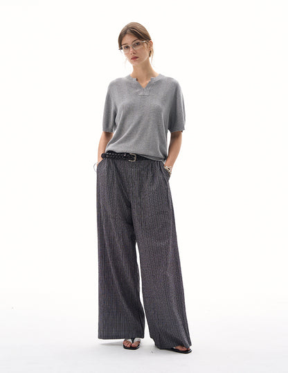 MADWITCH CLEAN FIT KNIT T-SHIRT #M6113