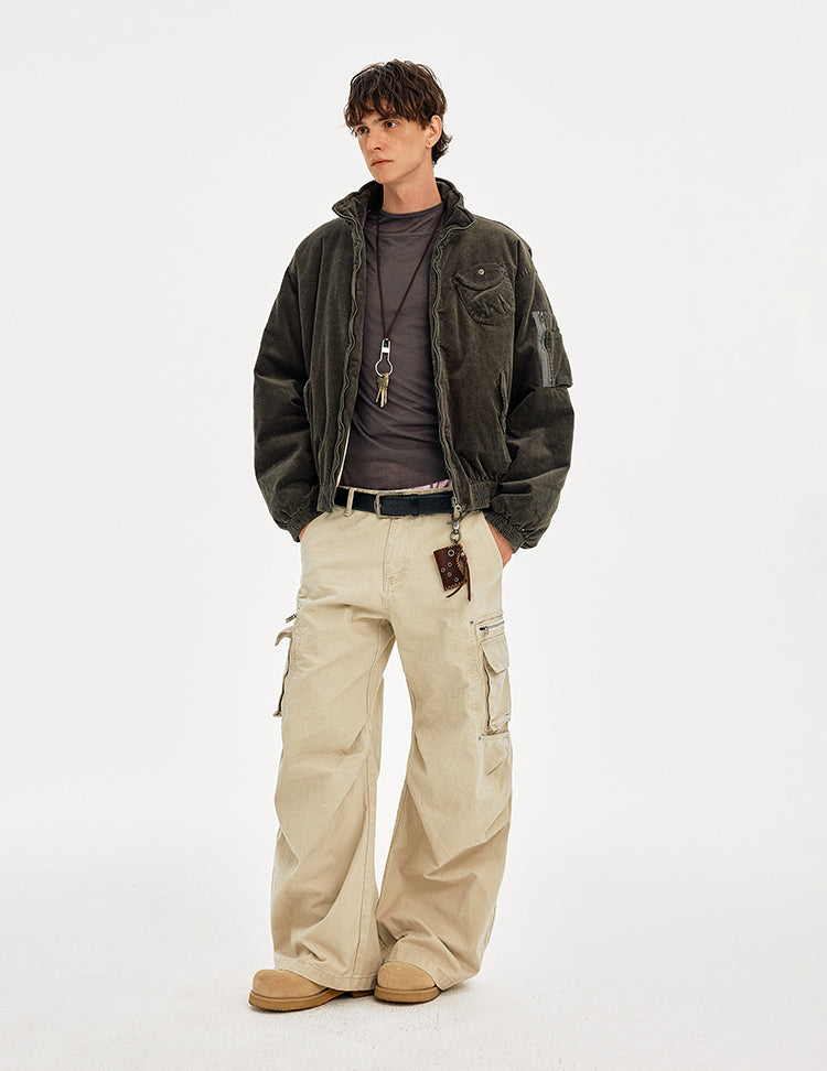 MADWITCH CORDUROY WORKWEAR QUILTED JACKET #25558