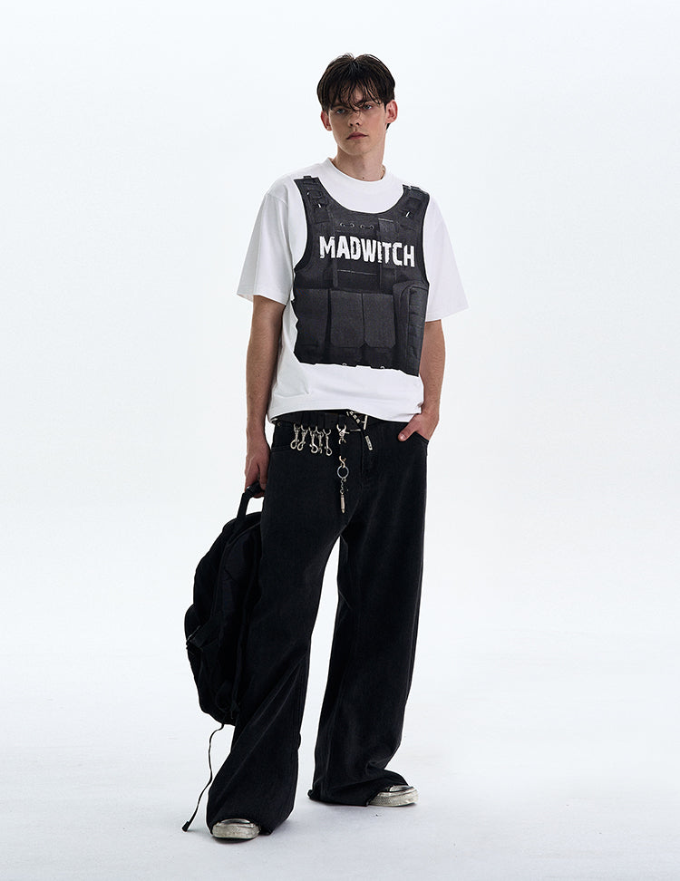 MADWITCH ORIGINAL TACTICAL VEST T-SHIRT #MD4190