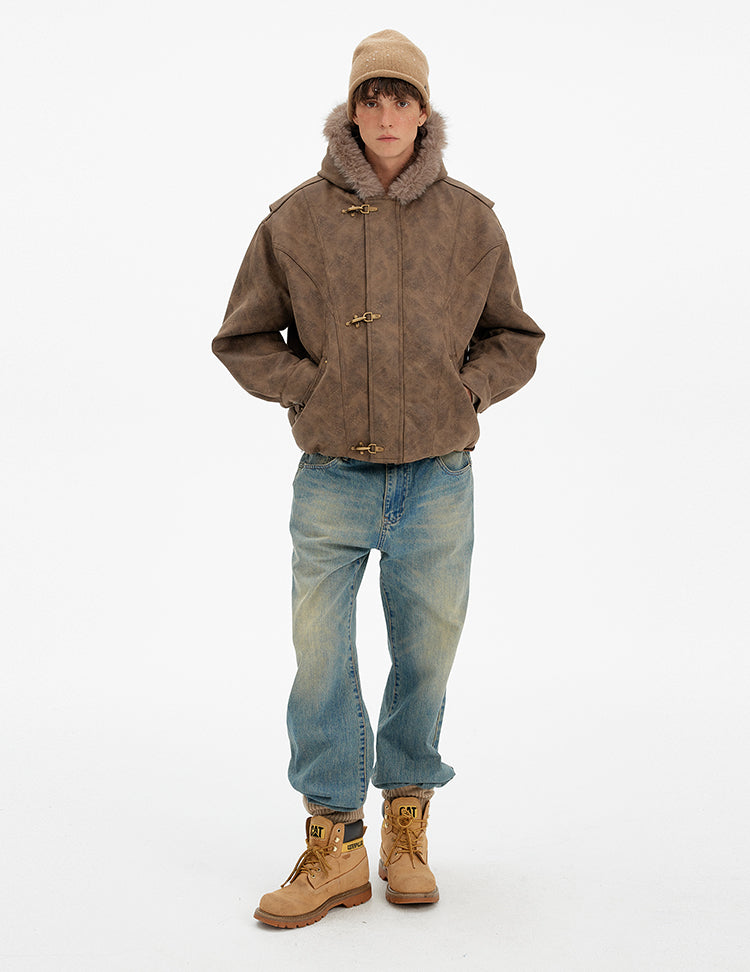 MADWITCH VINTAGE METAL BUTTON PARKA JACKET #990910