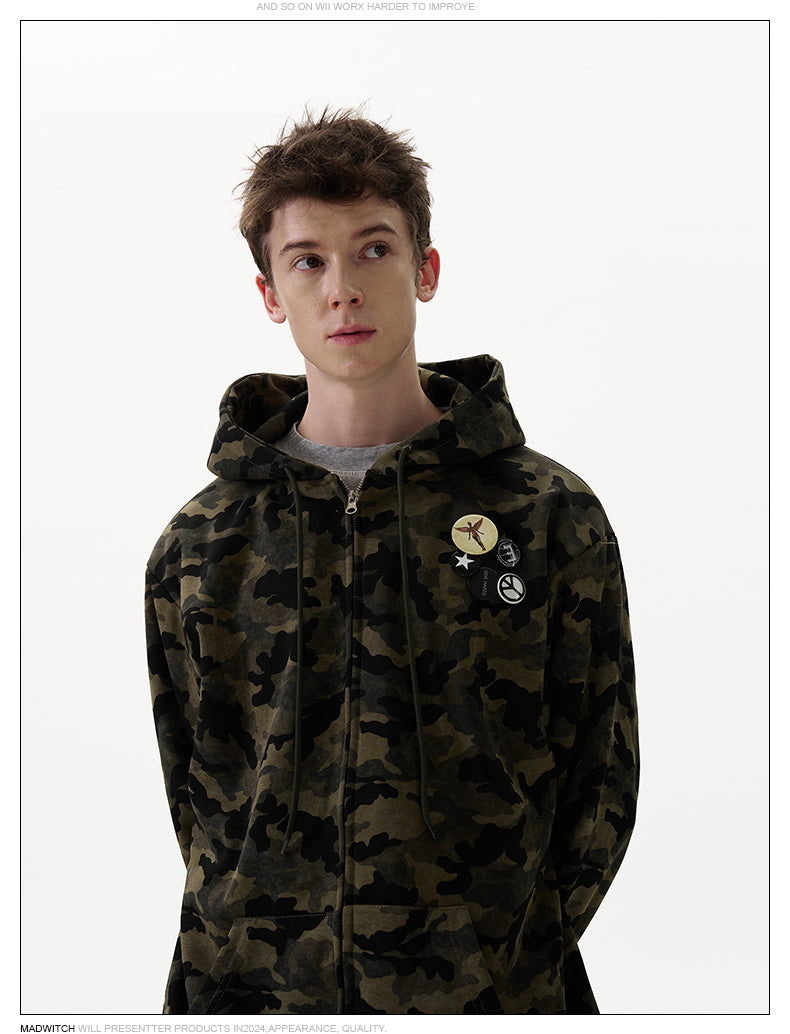 MADWITCH CAMOUFLAGE HOODIE #2250