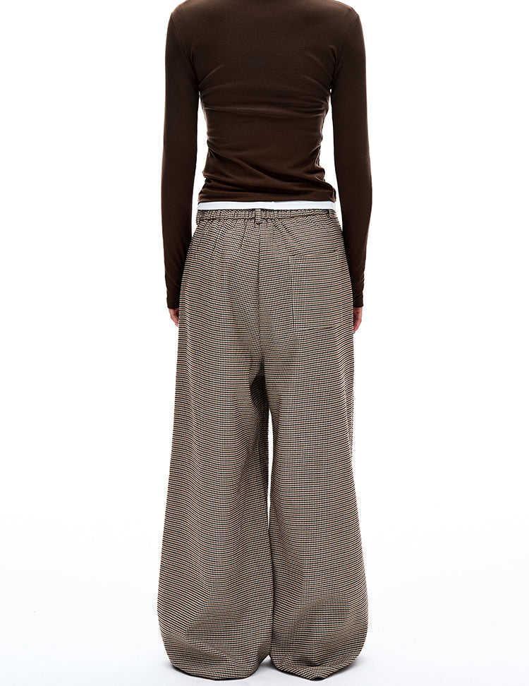 MADWITCH DOGTOOTH PATTERN PANTS #OM6503