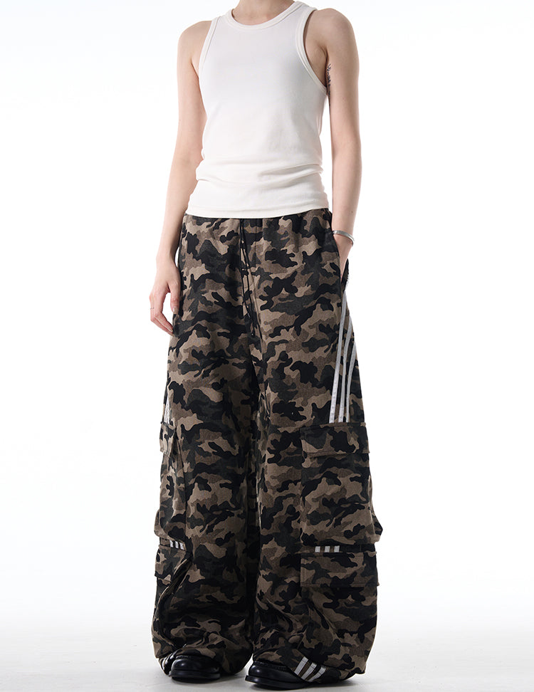 MADWITCH CAMO CARGO PANTS #RK174