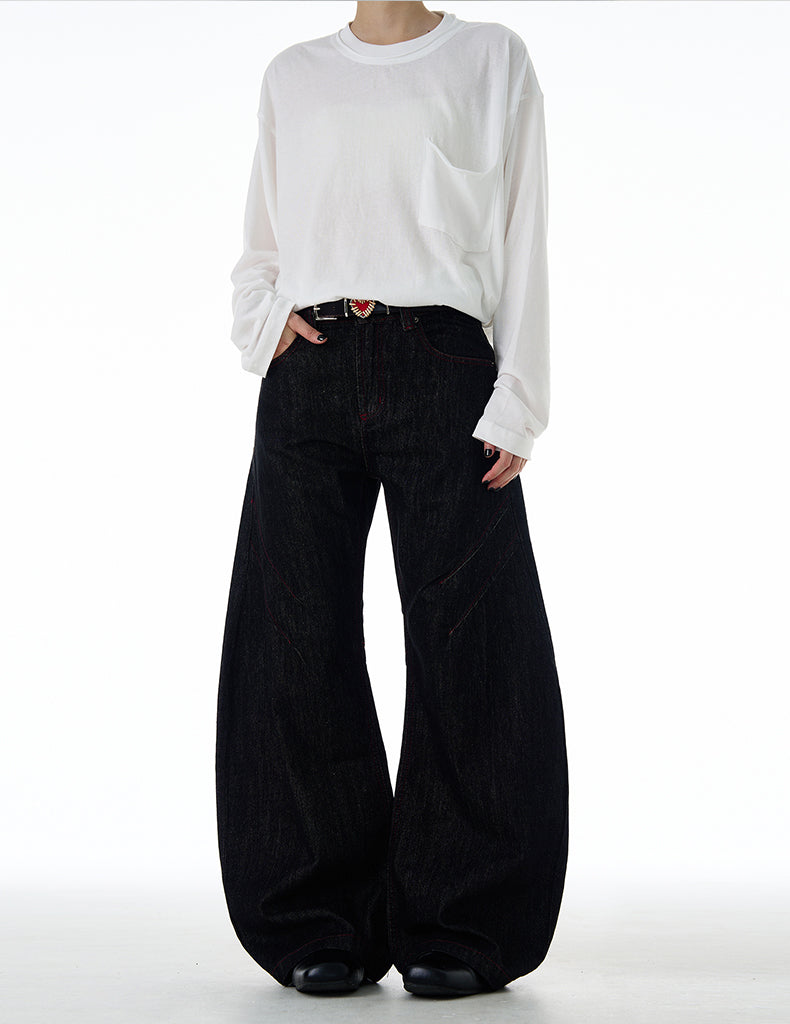 MADWITCH VINTAGE ANKLE-WRAP DENIM #G6697