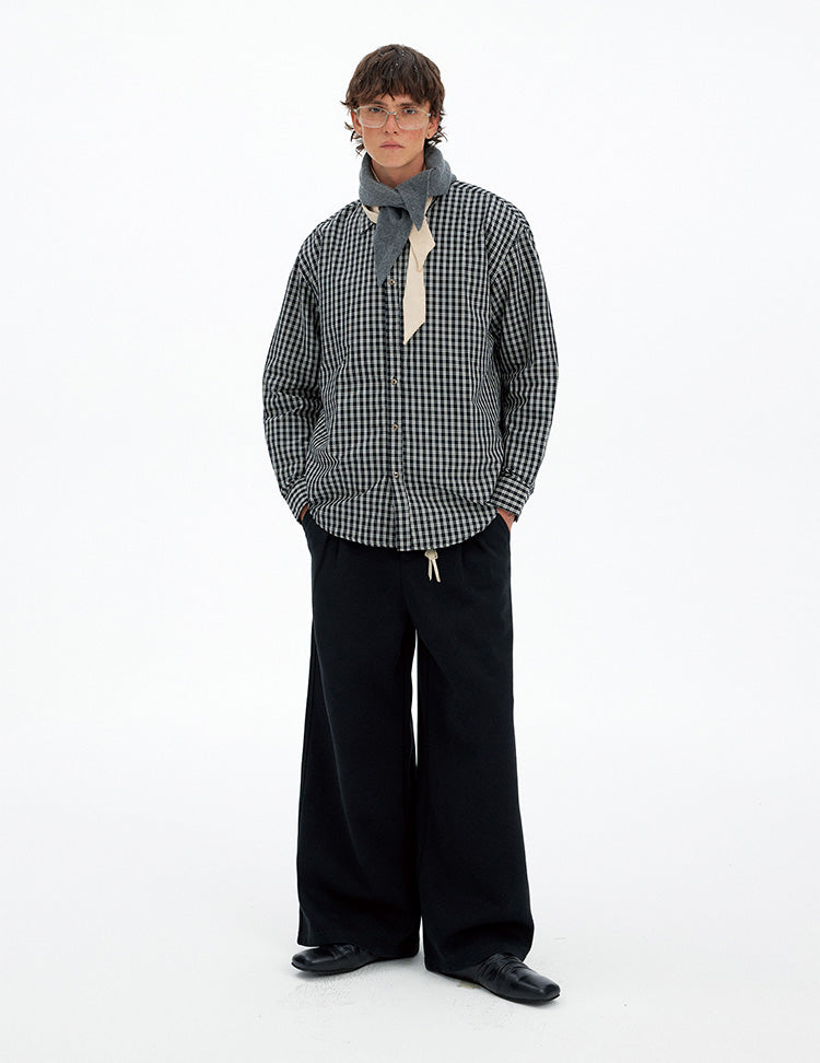 MADWITCH RETRO COLORBLOCK PLAID SHIRT #CW1155