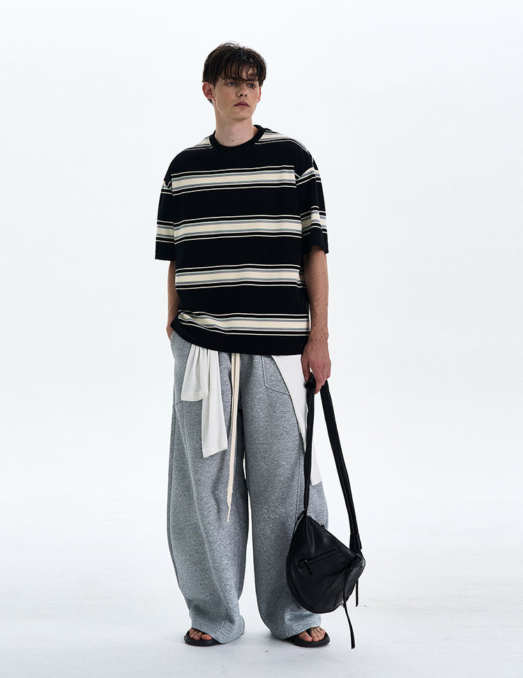 MADWITCH STRIPED SHORT SLEEVE SHIRT #27325