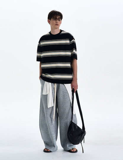 MADWITCH STRIPED SHORT SLEEVE SHIRT #27325