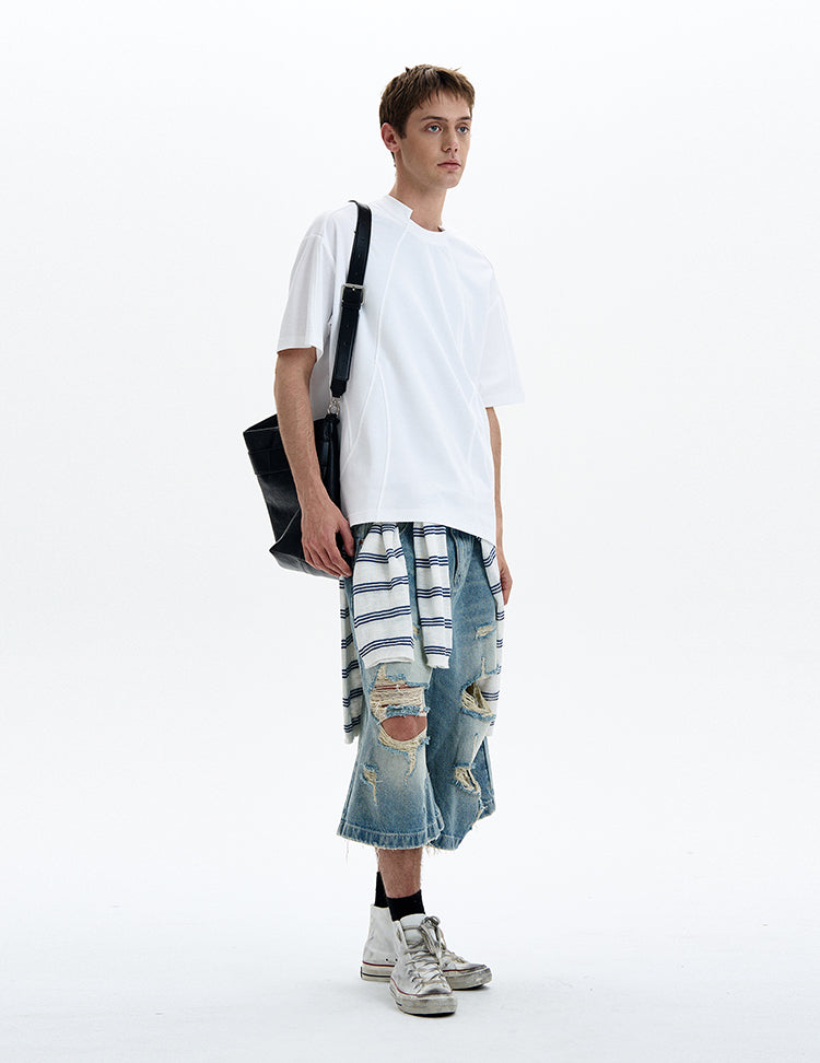 MADWITCH PATCHWORK DESIGN TEE #241322