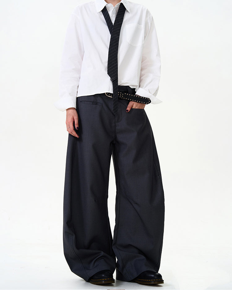 MADWITCH SLIM FIT CURVED CUT DRESS PANTS #CK6586