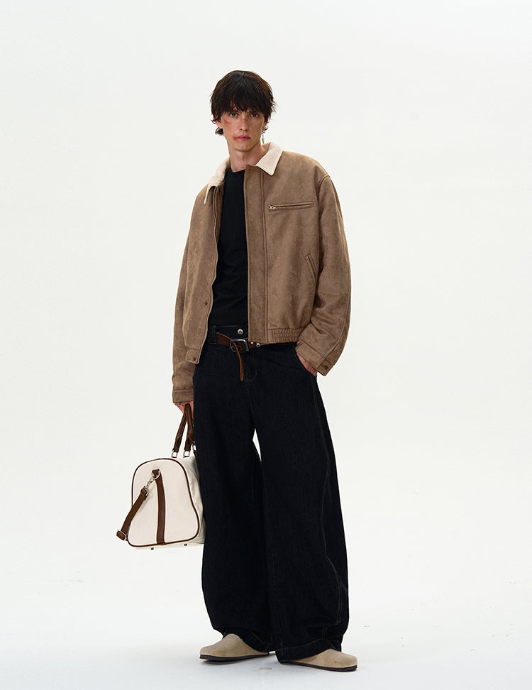 MADWITCH LEATHER PADDED COTTON JACKET #RW129