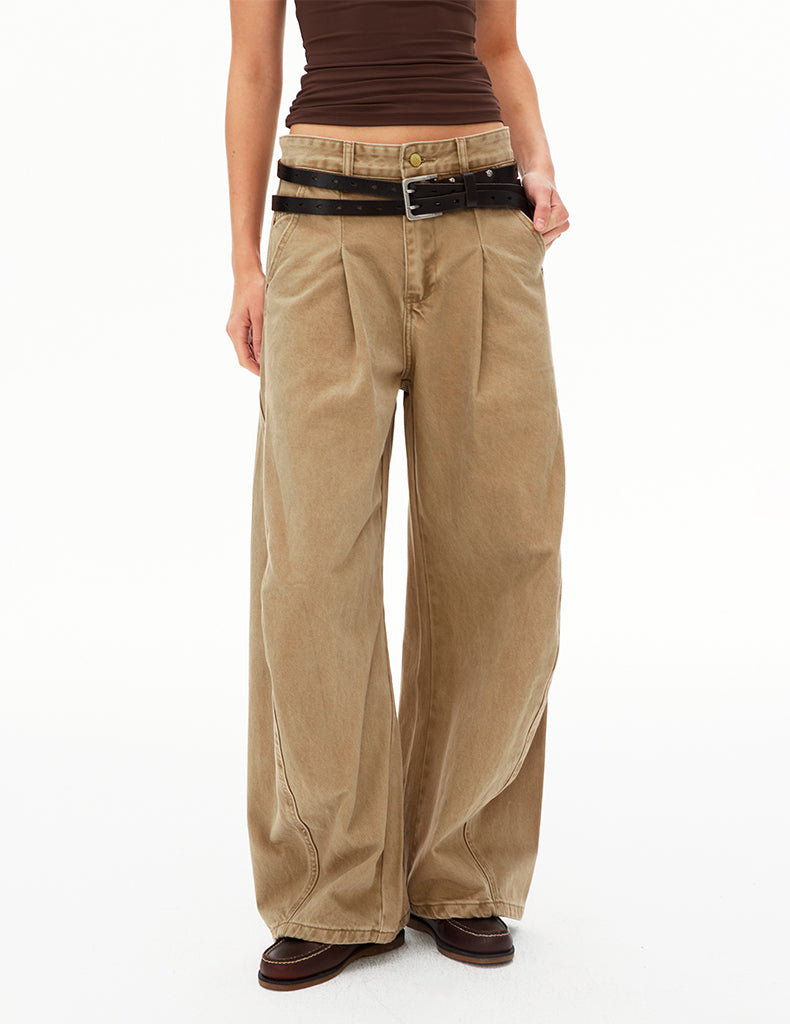 MADWIT WIDE CURVED PANTS #CK3615