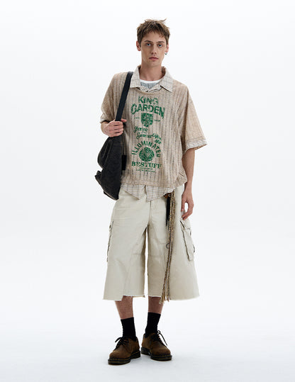 MADWITCH LAYERED KNIT TEE #T70