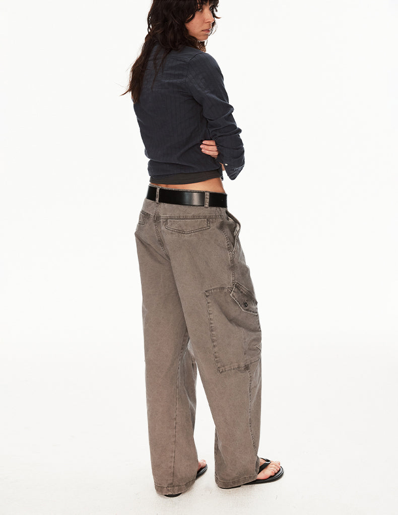 MADWIT VINTAGE WASHED UTILITY PANTS #CK6933