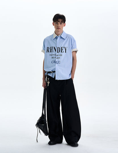 MADWITCH PRINTED SHORT SLEEVED SHIRT #L802