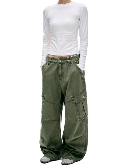 MADWITCH UTILITY BENT LEG PANTS #CK3557