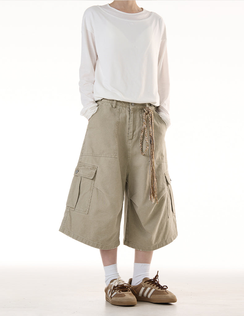 MADWITCH VINTAGE WORKWEAR SHORTS #CK238D