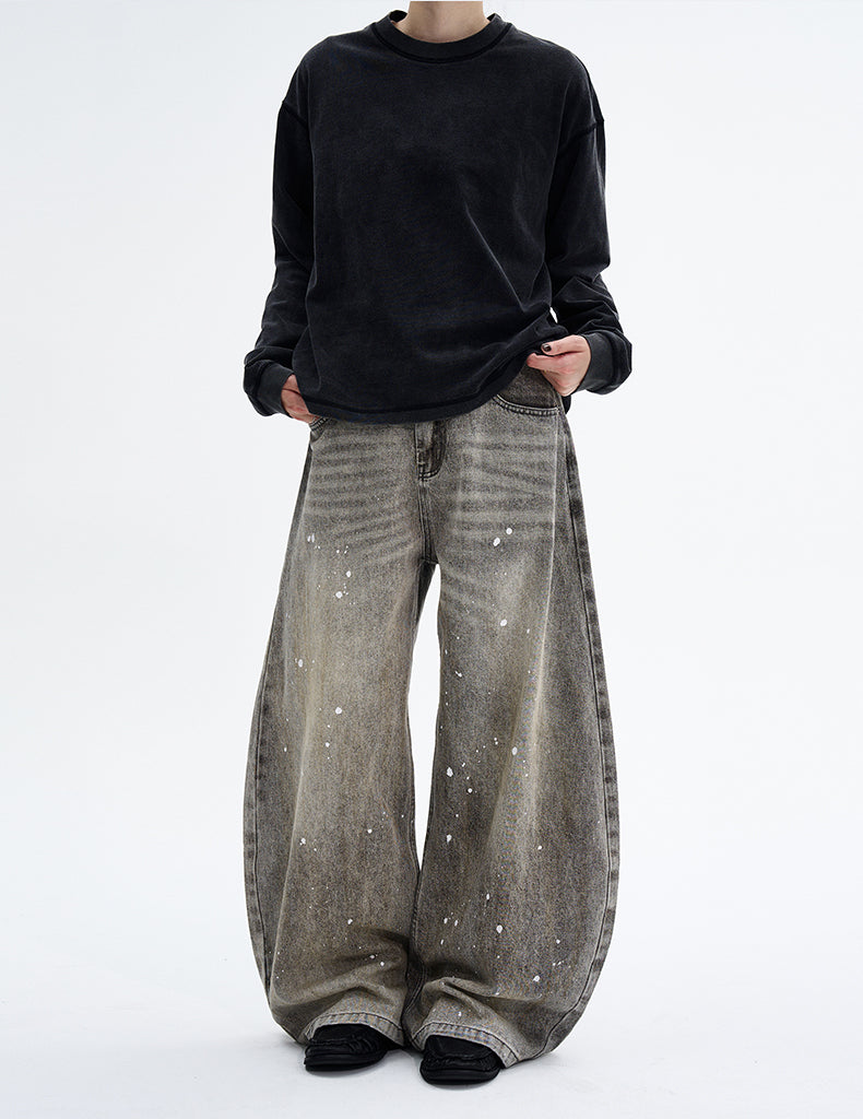 MADWITCH INK SLUNG JEANS #FX066