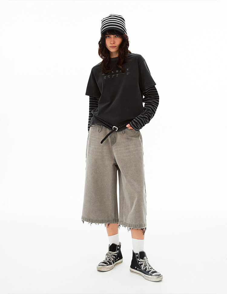 MADWITCH FAUX LAYER TEE #AW26049