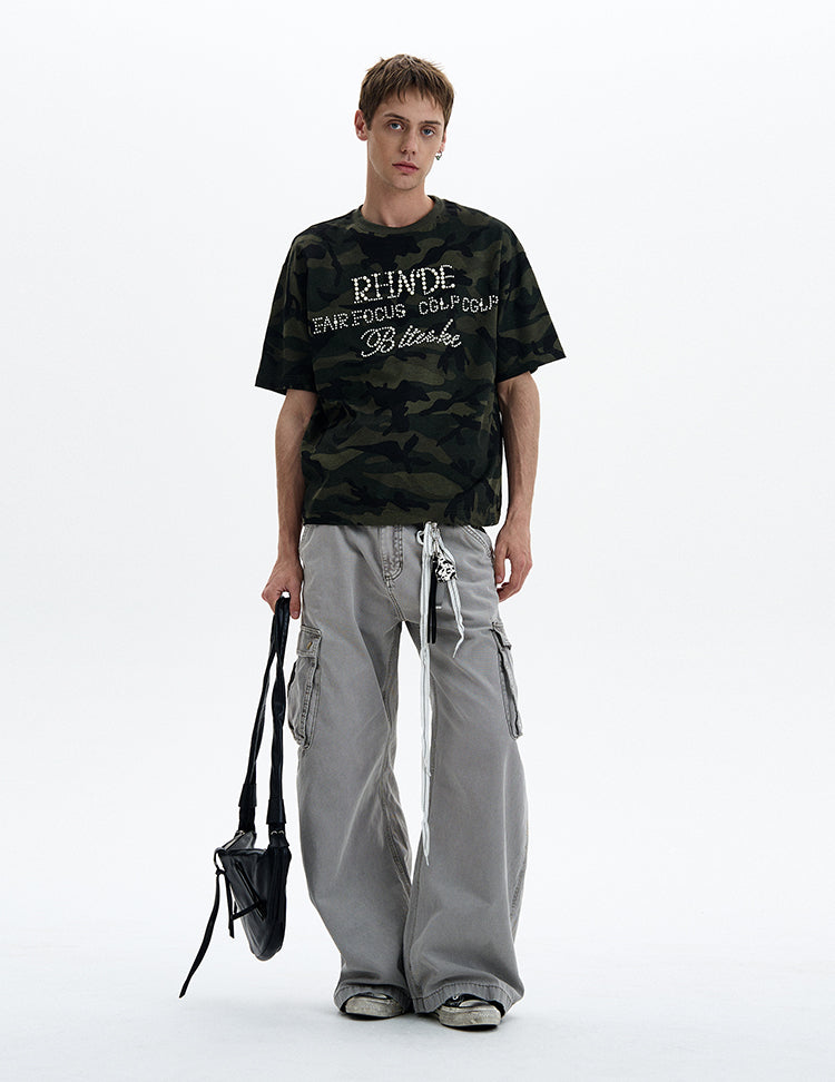 MADWITCH PEARL STUD TEE #L954