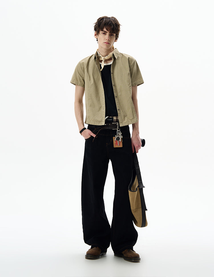 MADWITCH SHORT SLEEVE WORK SHIRT #CW1198N