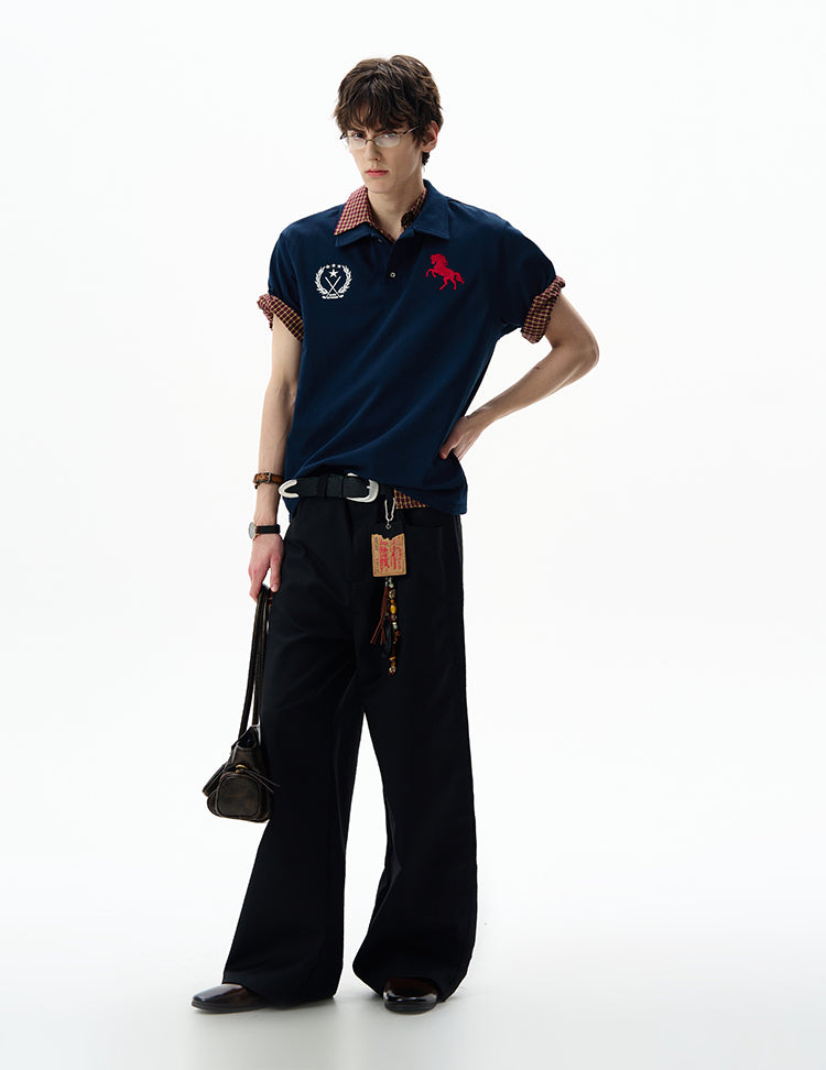 MADWITCH BADGE EMBROIDERED POLO #251388