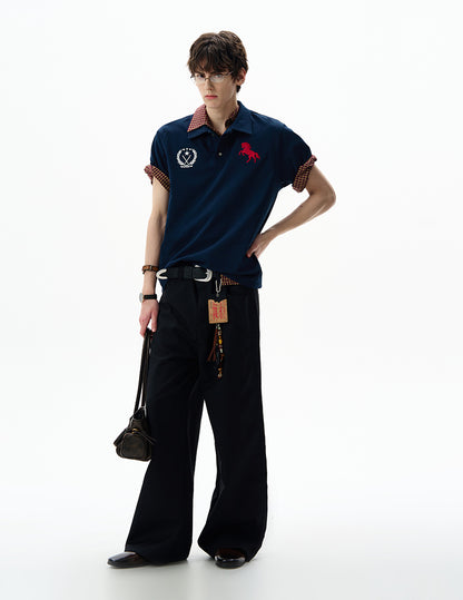 MADWITCH BADGE EMBROIDERED POLO #251388
