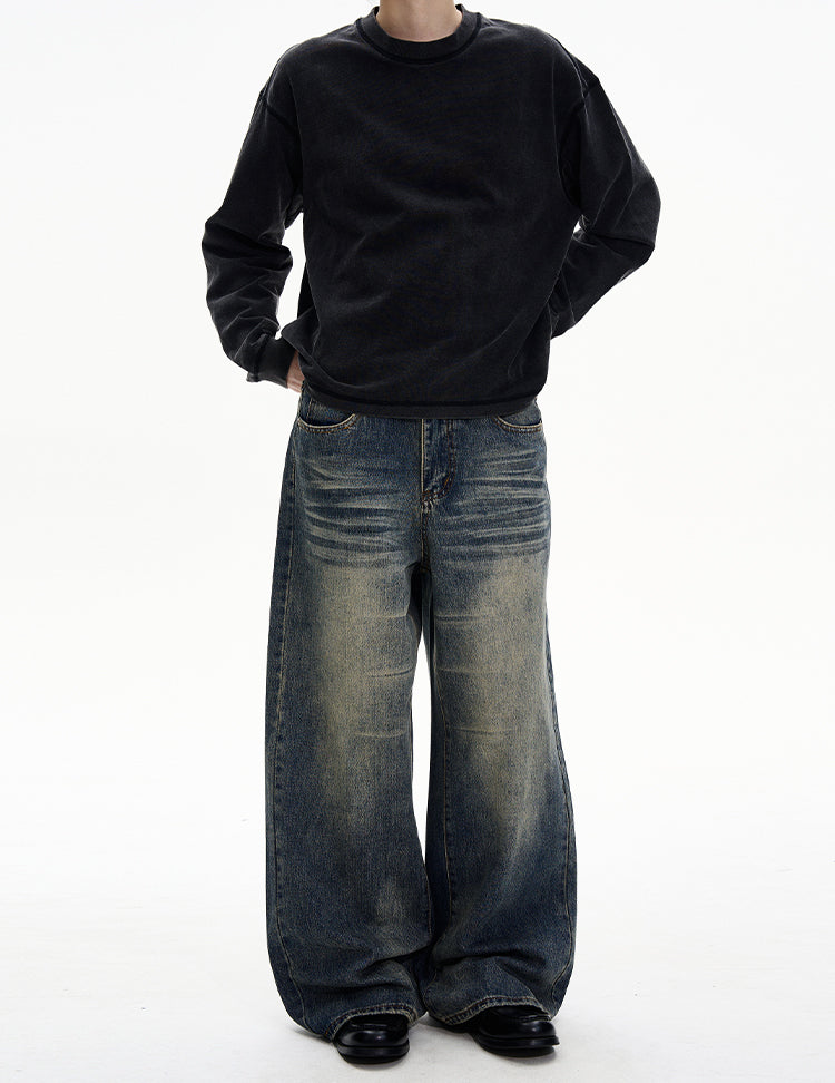 MADWITCH VINTAGE WIDE JEANS #8612