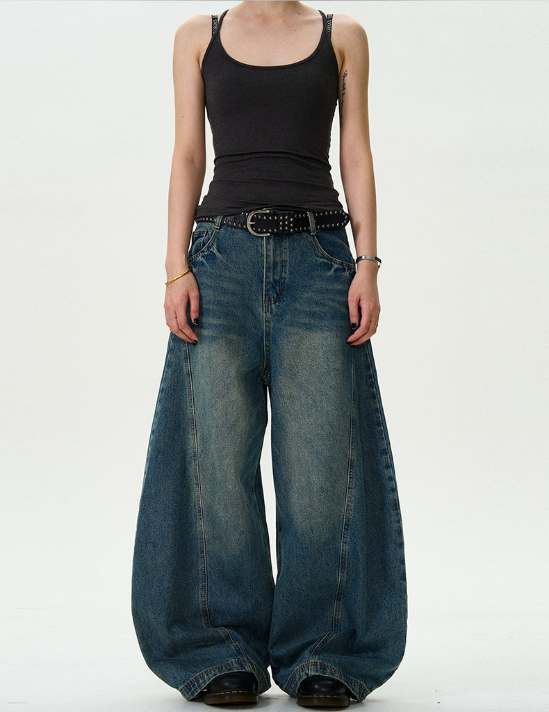 MADWITCH ANKLE-WRAPPED VINTAGE DENIM #24128