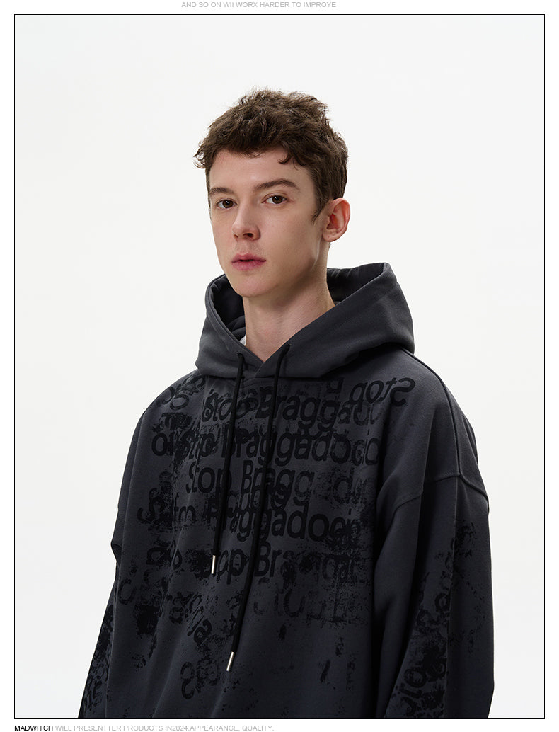 MADWITCH VINTAGE HOODED SWEATSHIRT #MD3593