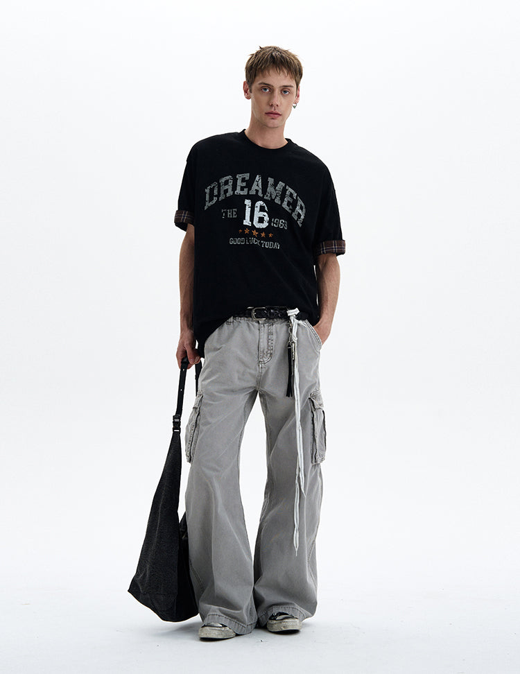 MADWITCH CONTRAST SLEEVE TEE #990511