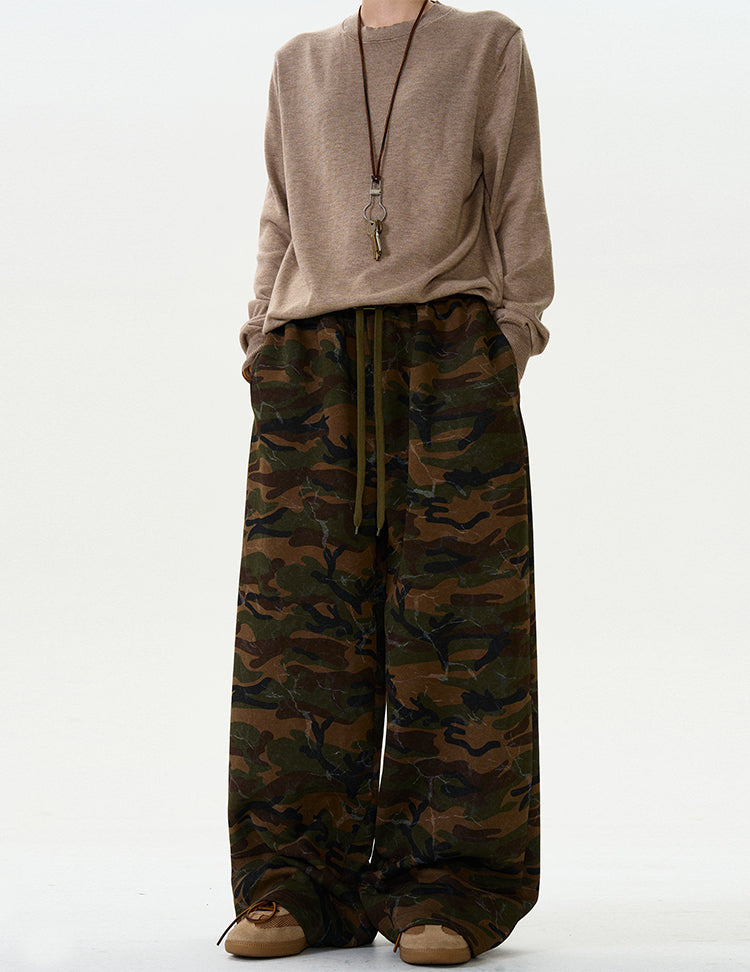 MADWITCH VINTAGE CAMO SWEATPANTS #L396