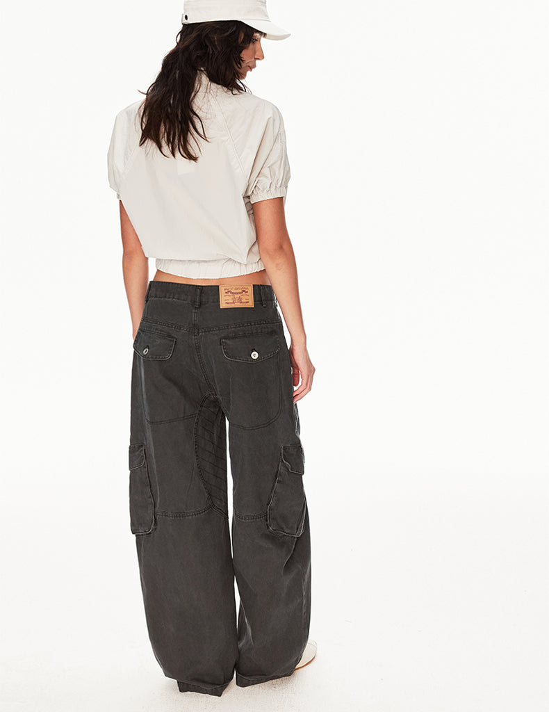 MADWIT DECONSTRUCTED UTILITY PANTS #CK6955