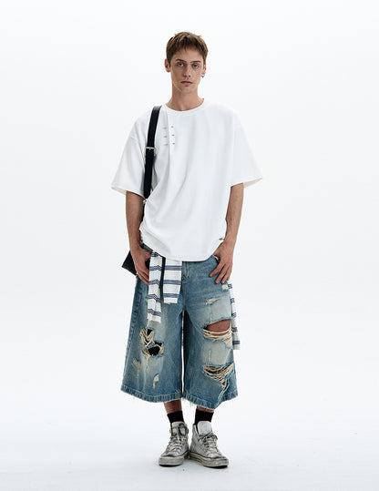 MADWITCH LOOSE FIT CASUAL T-SHIRT #880218