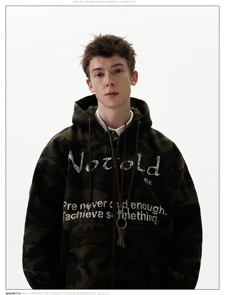 MADWITCH CAMOUFLAGE HOODIE #6902